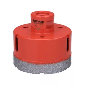   EXTOL PREMIUM körkivágó csempére, gyémánt vágóél; 60mm × M14, sarokcsiszolóba fogható