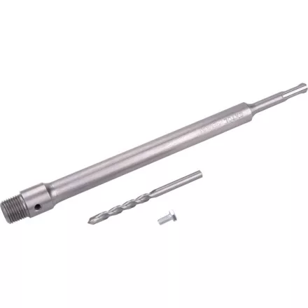 EXTOL PREMIUM hosszabbító szár központfúróval, M22×300mm hosszúság, SDS befogás, Extol Prémium tégla körkivágókhoz
