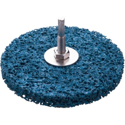 EXTOL PREMIUM csiszolókorong fúrógéphez ("csapos négertárcsa") 115mm, 15 mm vastagság, 6 mm befogás, nylon és szilícium karbid