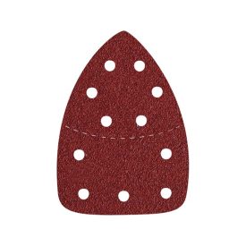   EXTOL PREMIUM delta csiszolópapír, lyukas klt. 10db, 149×105 mm; 11 db lyukkal, P120, 8894002 csiszológéphez