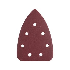   EXTOL PREMIUM delta csiszolópapír, lyukas klt. 10db, 100×140 mm; 7 db lyukkal, P40, 8891844 csiszológéphez