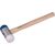 EXTOL PREMIUM 5 év gumikalapács (illesztő kalapács) fa nyéllel, cserélhető gumi fejek; 40 mm, 32 cm