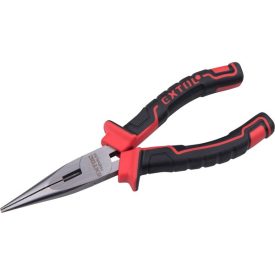   EXTOL PREMIUM 5 év rádiós fogó; 160mm, duál  vörös/fekete, TPR nyél, akasztós szerszámtartó