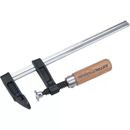 EXTOL PREMIUM 5 év asztalos szorító, cseh fa markolattal 300×80mm