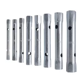   EXTOL PREMIUM 5 év csőkulcs klt., 10db (8 csőkulcs+2 hajtóvas), CrV., 6-22mm (6×7;8×9;10×11;12×13;14×15; 16×17;18×19;20×22)