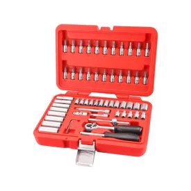   EXTOL PREMIUM 5 év dugókulcs klt. CV., 45fog; 1/4", 57db, dugófejek: 4-14mm, bitdugófej (-, +, imbusz, torx)