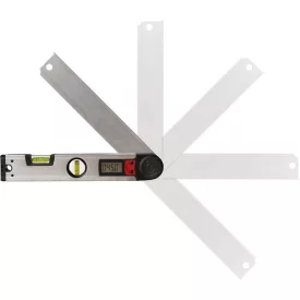   EXTOL PREMIUM 5 év vízmérték, digitális szögmérővel,  305mm, 2 libella, ±0,5mm/1m, illetve 0-225°, ±0,3°,  LCD kijelző
