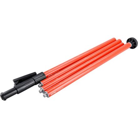 EXTOL PREMIUM 5 év teleszkópos rúdállvány, ALU, állítható magasság: 590-3000mm, 5/8"-1/4" menetes csatlakozó, lézeres vízszintezőhöz