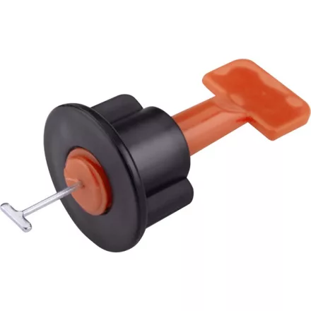 EXTOL PREMIUM 5 év lapszintező (csempeszintező, burkolatszintező) klt. 50 db csavaros talp + 1 db kulcs, többször használható