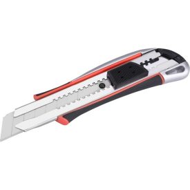   EXTOL PREMIUM tapétavágó kés, autolock, fémházas, 25mm, gumírozott, pótpenge: 9126, 8855093