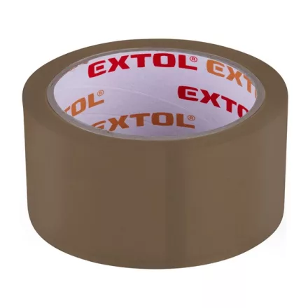 EXTOL CRAFT ragasztószalag barna/Havanna, csendes lefutású (low noise) 48mm×66m, vastagság: 0,05mm