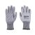 EXTOL PREMIUM vágásbiztos kötött kesztyű, méret 11", poliuretánba mártott tenyér és újhegy, gumírozott mandzsetta