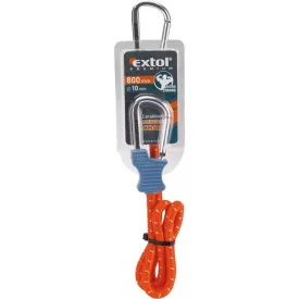   EXTOL PREMIUM gumipók 1 db, 120 cm × 10mm,  mindkét végén karabínerrel, extra erős gumi