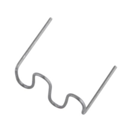 EXTOL PREMIUM kapocs, nagy hullám, 0,8 mm, szélesség: 15 mm, hossz.: 30 mm, 150 db, 8891505 akkus műanyag hegesztőhőz