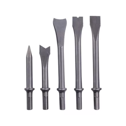 EXTOL PREMIUM véső klt. 5db, 10mm (3/8") hatszög befogás (használható a 8865022 géphez)