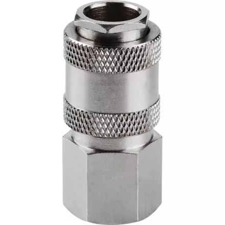EXTOL PREMIUM 5 év gyorscsatlakozó-hüvely, belső menettel, 3/8", nikkelezett réz, bliszteren