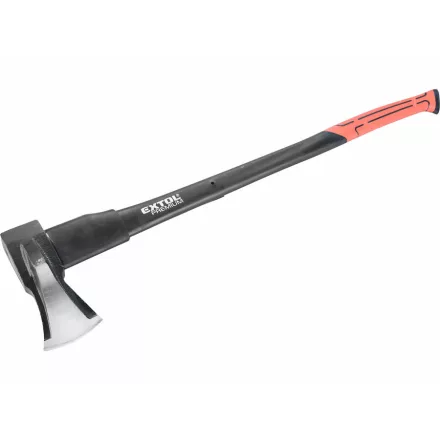 EXTOL PREMIUM 5 év hasító fejsze, ékes, üvegszálas nyél 2000g, nylon erősítéssel, 860 mm hosszú, TPR gumis markolat
