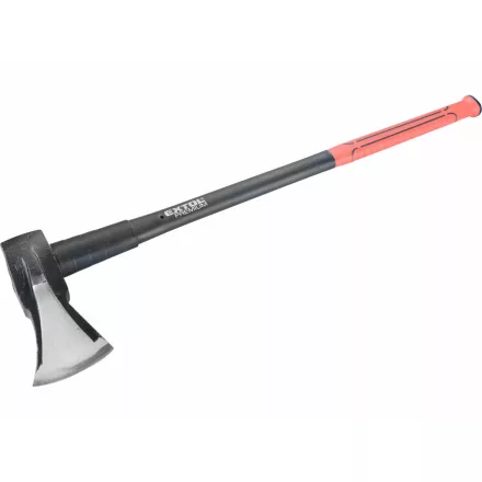 EXTOL PREMIUM 5 év hasító fejsze, ékes, üvegszálas nyél 3500g, nylon erősítéssel, 910 mm hosszú, TPR gumis markolat