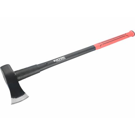 EXTOL PREMIUM 5 év hasító fejsze, üvegszálas nyél 3000g, nylon erősítéssel, 910 mm hosszú, TPR gumis markolat