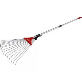   EXTOL PREMIUM lombseprű, teleszkópos fém nyéllel, hossza 80-158cm, szélessége 18-59cm, műanyag rögzítővel