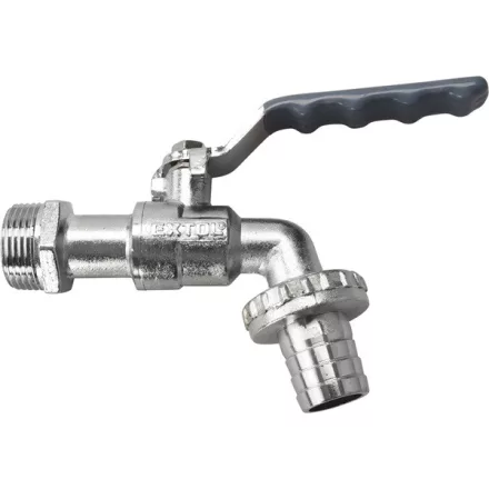 EXTOL PREMIUM 5 év kerti kifolyócsap, karos, tömlővéges; 3/4", 230g