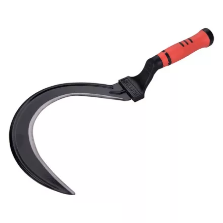 EXTOL PREMIUM sarló, teljes/penge hossz: 400/230mm, kovácsolt acél penge, PP+TPR nyél, műanyag tartó