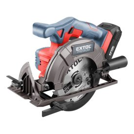   EXTOL PREMIUM akkus körfűrészgép, Share20V, 20V, Li-ion, 1db akku, 1db töltő, 2000 mAh, 0-3650 ford/perc, 165 mm tárcsa