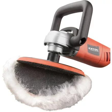EXTOL PREMIUM gép 2 sarok-polírozógép 180 mm 1100W, 1000-3000 ford/perc, papír doboz