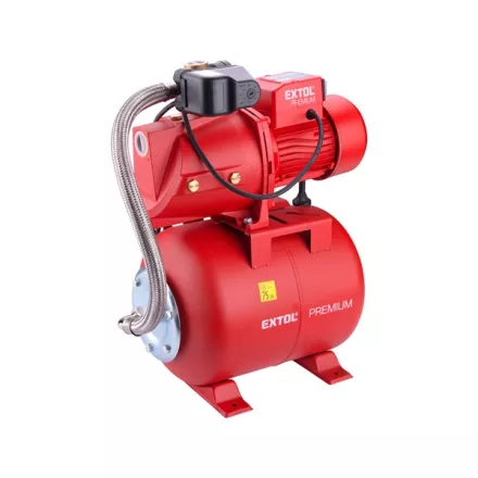 EXTOL PREMIUM gép 2 házi vízmű 750W  Extol Premium, szállító teljesítmény: 5,2m3/h, tartály: 20L
