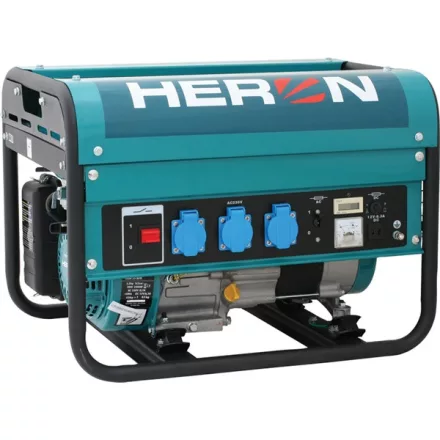 HERON gép Heron, benzinmotoros áramfejlesztő, max 2300 VA, egyfázisú (EGM-25 AVR)