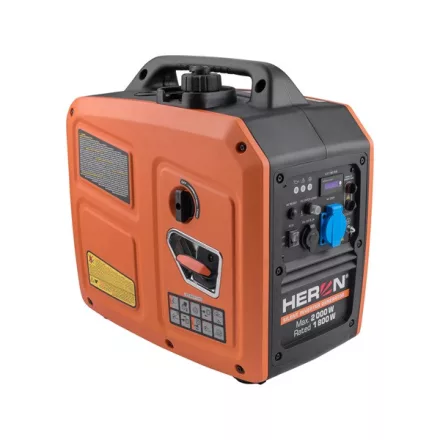 HERON gép Heron, benzinmotoros áramfejlesztő,  2,0 kVA