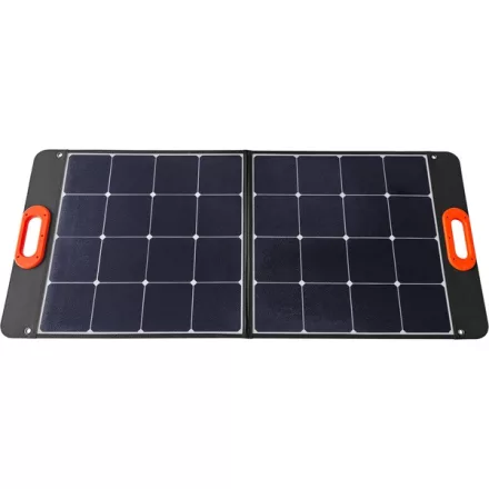 HERON tartozékok napelemes panel, összecsukható, 100W, MC4, USB, 8896800 8896801 hordozható áramforrások töltéséhez