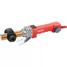   EXTOL PREMIUM gép 2 műanyagcső hegesztő gép, 1070W, cserélhető fejek:16-20-25-32mm, 240-300°C, pontosság: +/-1°C