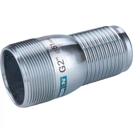 TARTOZEK tömlőösszekötő szívókosárhoz, külső menetes, C-2" (51mm), O 60 × 115 mm, 8895101 szivattyúhoz