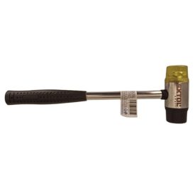   EXTOL CRAFT gumikalapács (illesztő kalapács) fém nyéllel, gumi/műanyag fejek; 35 mm