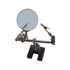   EXTOL CRAFT nagyító csipesszel (2db csipesz), talppal, nagyító átmérője 60mm, 8× nagyítás