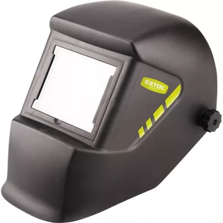 EXTOL CRAFT 3 év hegesztőpajzs, fekete üveggel; DIN 13, UV/IR: DIN16, 100×85mm, 480g