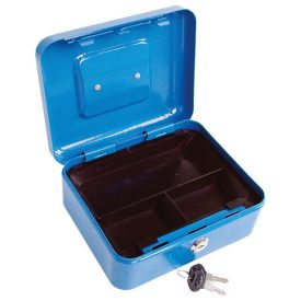   EXTOL CRAFT pénzkazetta, 2db kulccsal, változó színekben, festett acél ; 200×160×90/0,8mm