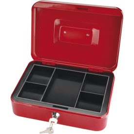   EXTOL CRAFT pénzkazetta, 2db kulccsal, változó színekben, festett acél ; 250×180×90/0,8mm