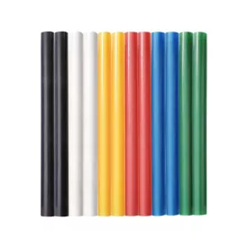   EXTOL CRAFT ragasztóstift klt., többszínű; 12db, 100×7,2 mm, bliszteren