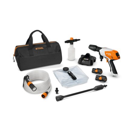 STIHL RCA 20 akkumulátoros magasnyomású mosó (2x AS2 akkuval és AL1 töltővel)