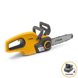   STIGA akkumulátoros láncfűrész CS 100e Kit (akkumulátor és töltő tartozék)