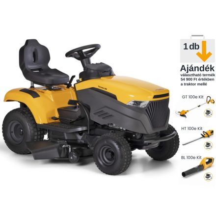 STIGA oldalkidobós fűnyíró traktor TORNADO 398