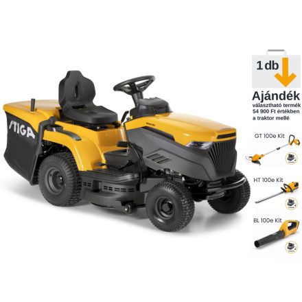 STIGA fűgyűjtős fűnyíró traktor ESTATE 384