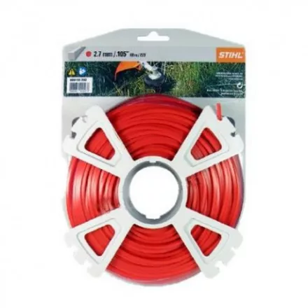 STIHL Damil négyzetes Ø 2,7 mm x 65,0 m piros