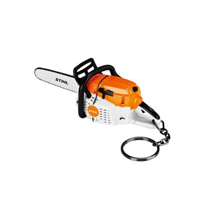 STIHL Motorfűrész formájú kulcstartó hanggal