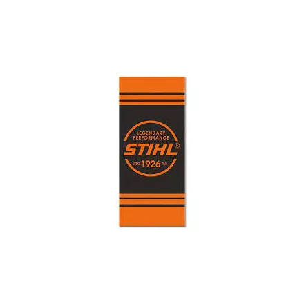 STIHL Strandtörölköző fekete-narancssárga 180x80cm